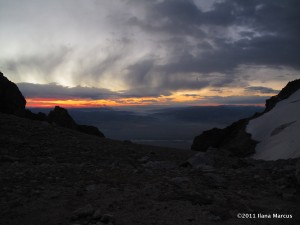 Sunrise from the Lower Saddle, Grand Teton - Thrillseekers Anonymous