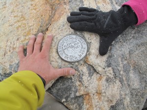Geological Survey Summit Marker, The Grand Teton - Thrillseekers Anonymous