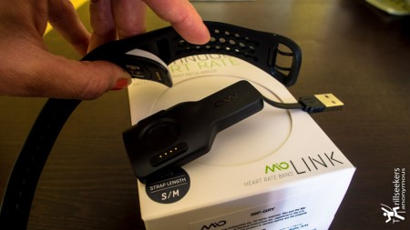 Mio LINK flexible silicone wristband with detachable optical sensor
