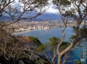 View from the descent on the Penon de Ifach.
