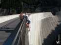 The top out - Luzzone Dam, Switzerland