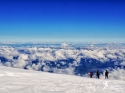 Descending off Dome du Goûter