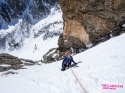 Snow fields at top of P2
