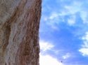 'Nueva Dimension' on the South Face of Penon de Ifach.