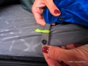 Mating the Vela HD quilt to the Synergy Sheet for a streamlined sleep system.