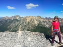 The view from the summit of Liberty Bell. Liberty Bell via 'Beckey Route' - North Cascades, WA.