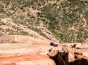Finally wrapping up the wide fingers of pitch 6, such a rude shock.